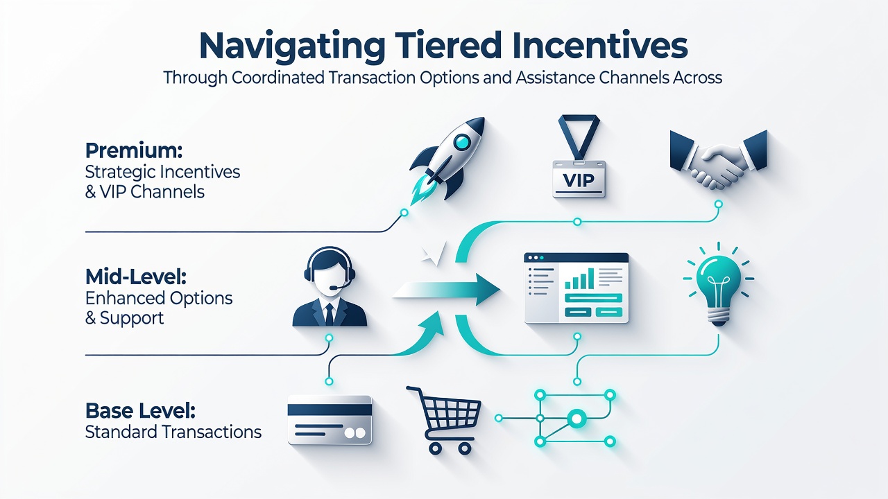 Support dashboard displaying coordinated transactions and tier progress for mobile gaming activities