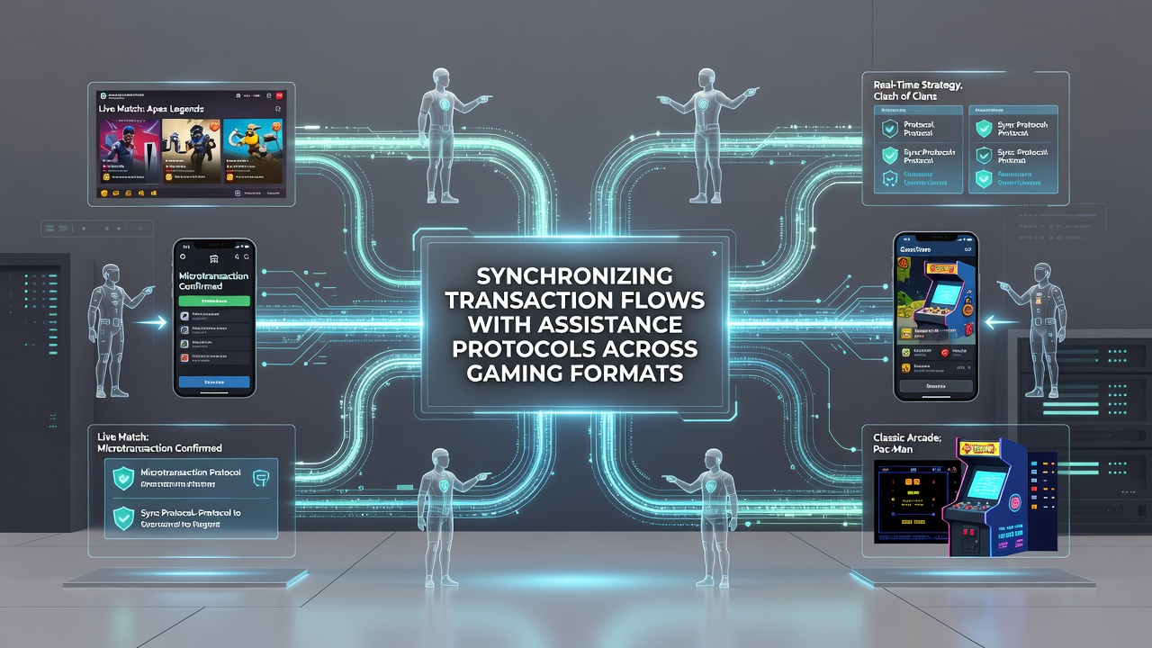 Support team interface displaying real-time transaction data synced across different gaming platforms